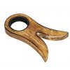 Handcrafted Genuine Wooden Horn stand with Suede Leather Lining
