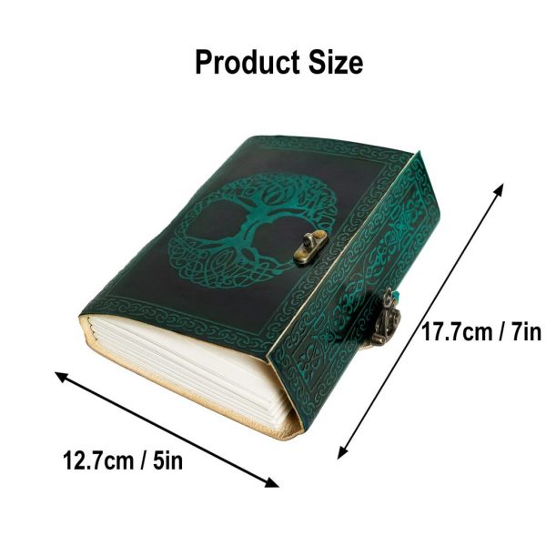 Tree of Life Yggdrasil Journal Handcrafted Genuine Leather Diary Notes