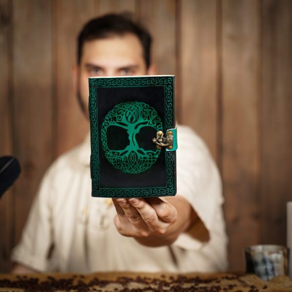 Tree of Life Yggdrasil Journal Handcrafted Genuine Leather Diary Notes