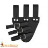Tri Buckle Angled Sword Frog Genuine Leathercraft