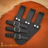 Tri Buckle Angled Sword Frog Genuine Leathercraft