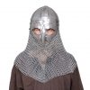 Antique Viking Spectacle Helmet with Butted Chainmail Camail