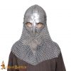 Antique Viking Spectacle Helmet with Butted Chainmail Camail