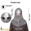 Antique Viking Spectacle Helmet with Butted Chainmail Camail