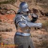 Late Medieval / Gothic Knightly Steel Gauntlets 18 gauge