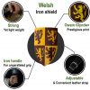 Decorative Welsh Shield with Lion Rampant Print Owain Glyndwr Coat of Arms