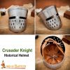 Crusader Knight Historical Bucket Steel Helmet
