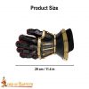 Medieval Black Baron 14th century Hourglass Gauntlets