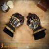 Medieval Black Baron 14th century Hourglass Gauntlets