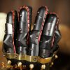 Medieval Black Baron 14th century Hourglass Gauntlets