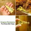 Renaissance Pure Solid Brass Belt End Chape Functional Accessory