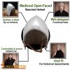Bascinet Helm with Padded Inner and Leather Chin Strap 16 gauge