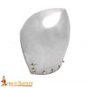 Bascinet Helm with Padded Inner and Leather Chin Strap 16 gauge