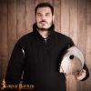 Bascinet Helm with Padded Inner and Leather Chin Strap 16 gauge