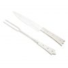 Medieval Cutlery Knife and Fork Stainless Steel with Bone Handle