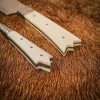Medieval Cutlery Knife and Fork Stainless Steel with Bone Handle