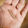 Solid Brass Aiglets with Bodkin Tips Set of 10