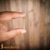 Solid Brass Aiglets with Bodkin Tips Set of 10