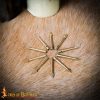 Solid Brass Aiglets with Bodkin Tips Set of 10