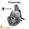 Spartacus Gladiator Helmet with Black Plume and Leather Liner