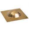 Roman Square Umbo Pure Solid Brass Shield Boss
