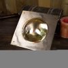 Roman Square Umbo Pure Solid Brass Shield Boss