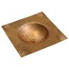 Roman Square Umbo Pure Solid Brass Shield Boss