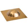 Roman Square Umbo Pure Solid Brass Shield Boss