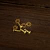 Roman Square Umbo Pure Solid Brass Shield Boss