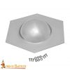 Roman Shield Boss for Rectangular Scutum Handmade Steel Umbo 16 gauge