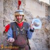 Roman Shield Boss for Rectangular Scutum Handmade Steel Umbo 16 gauge