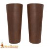 Handcrafted Medieval Authentic Leather Bracers Brown