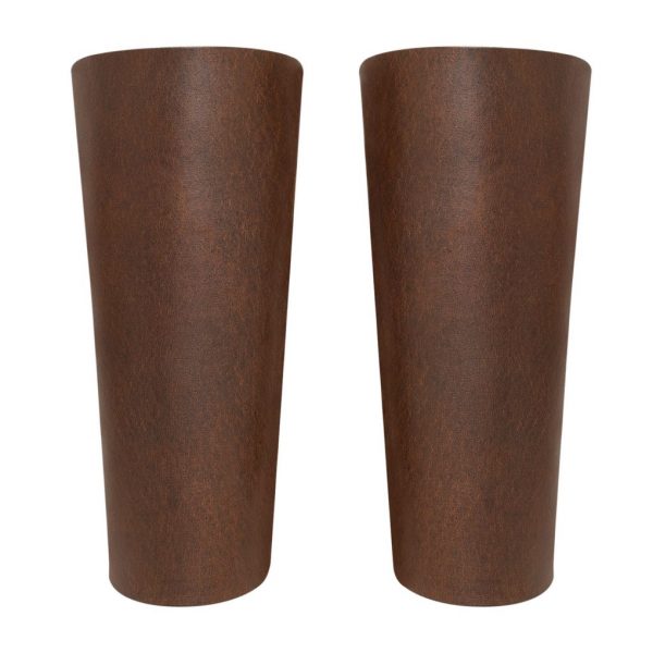 Handcrafted Medieval Authentic Leather Bracers Brown