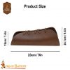 Handcrafted Medieval Authentic Leather Bracers Brown