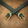 Medieval Renaissance Genuine Leather Leg Garters