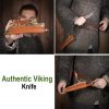 Authentic Viking Knife with Genuine Leather Sheath