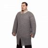 Chainmail Hauberk Shirt, Butted, ID 10 mm, Round Rubber and Aluminium Rings