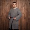 Chainmail Hauberk Shirt, Butted, ID 10 mm, Round Rubber and Aluminium Rings