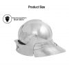 15th Century German Sallet Steel Helmet with Padded Liner 16 gauge