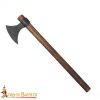 Viking Battle Axe with Hand Forged Carbon Steel Head