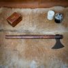 Viking Battle Axe with Hand Forged Carbon Steel Head