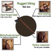 Hand Forged Viking Bearded Axe with Leather Sheath