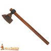Hand Forged Viking Bearded Axe with Leather Sheath