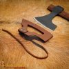 Hand Forged Viking Bearded Axe with Leather Sheath