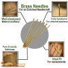 Solid Brass Needle Small 4 cm