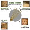 Medieval Pure Brass Needle Fully Functional Accessory Set of 6