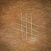 Medieval Solid Brass Needles Large Set of Six