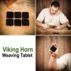 Viking Weaving Horn Tablets Set of 6 Handmade Genuine Ox Horn Accessory