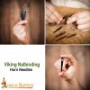 Viking Nalbinding Horn Needles Set of 5 Genuine Horn Accessory