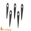 Viking Nalbinding Horn Needles Set of 5 Genuine Horn Accessory